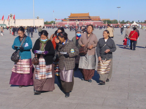 One of China's 43 native ethnic groups.